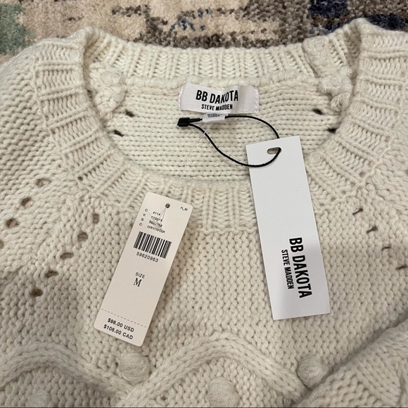 NWT Anthropologie Cable-Knit Sweater - Picture 5 of 7